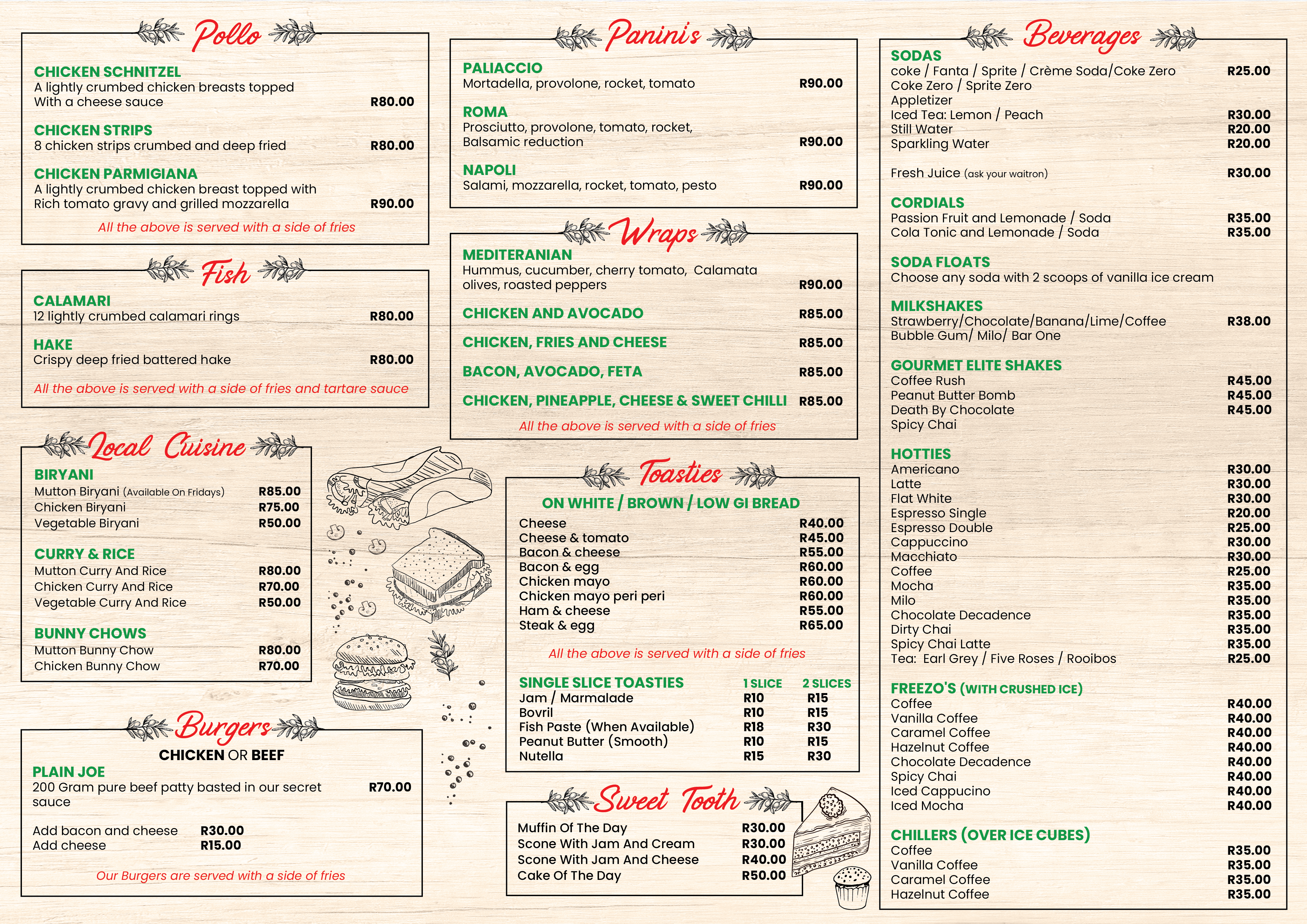 Menu - Reverse